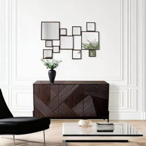 aparador y espejo etnico Tribal