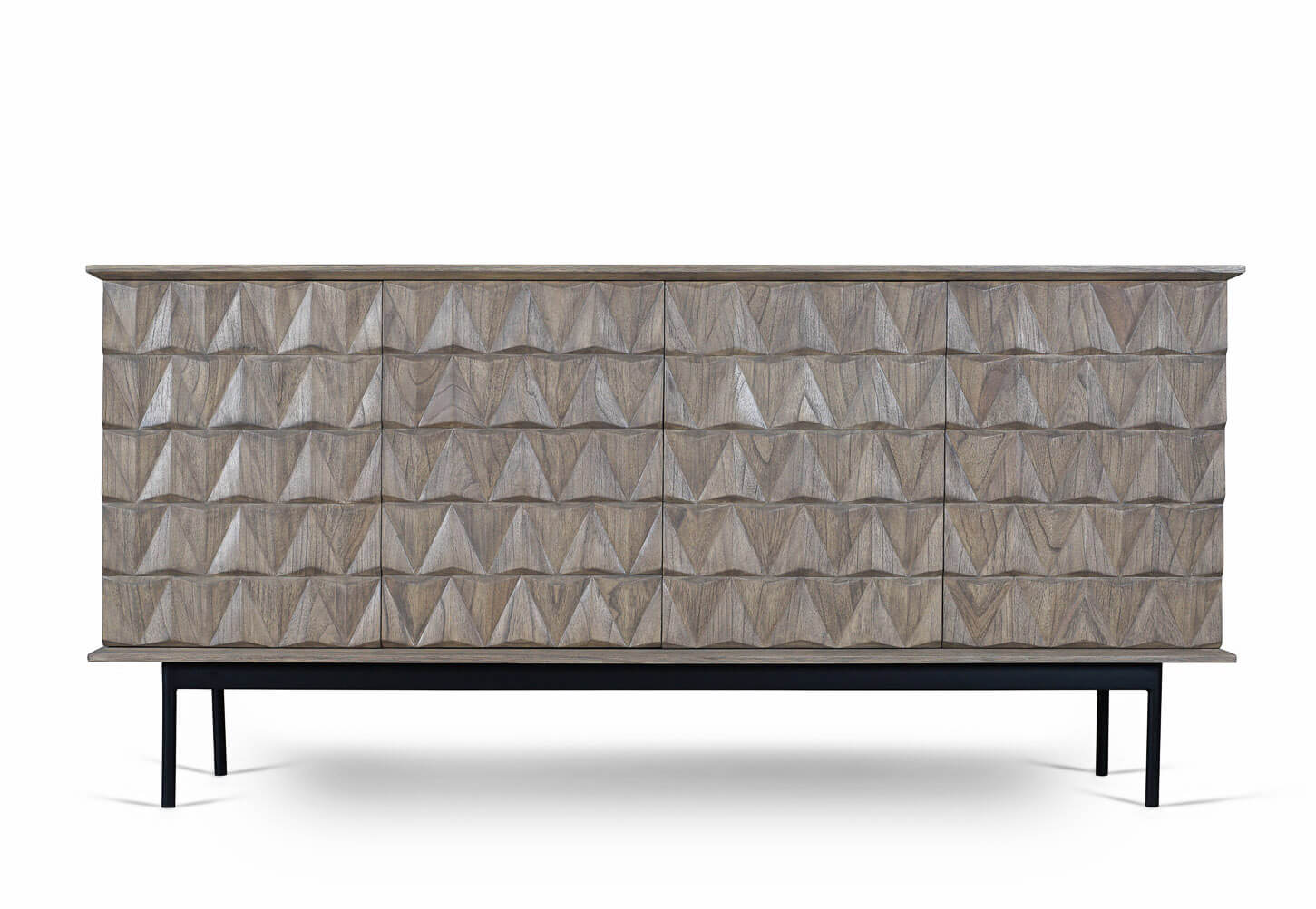 Vista de frente Aparador Buffet Rangi -Tribal-Keen Replicas