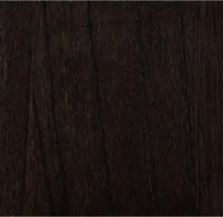 Tribal, black wood finish