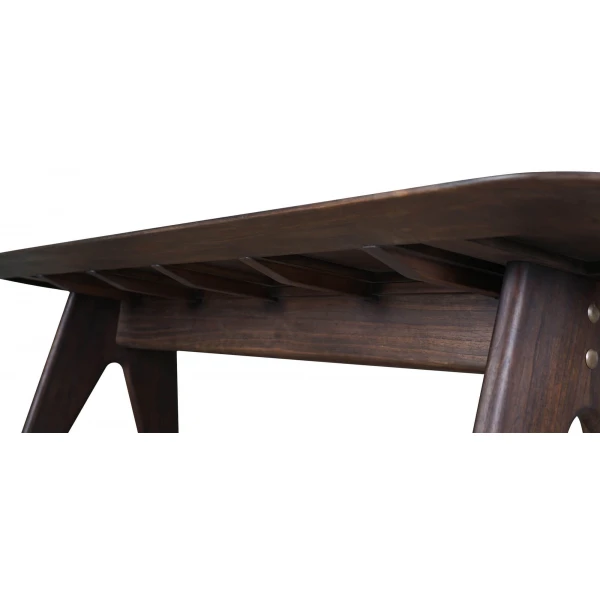 Mesa de comedor Isoko Diseño de vista de esquina-Tribal-Keen Replicas