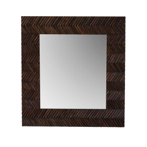 Vista de frente Espejo Zinza Roasted Coffee Tribal