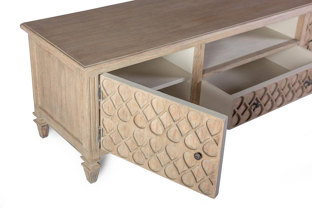 Vista lateral Mueble Tv Issoire Artisans