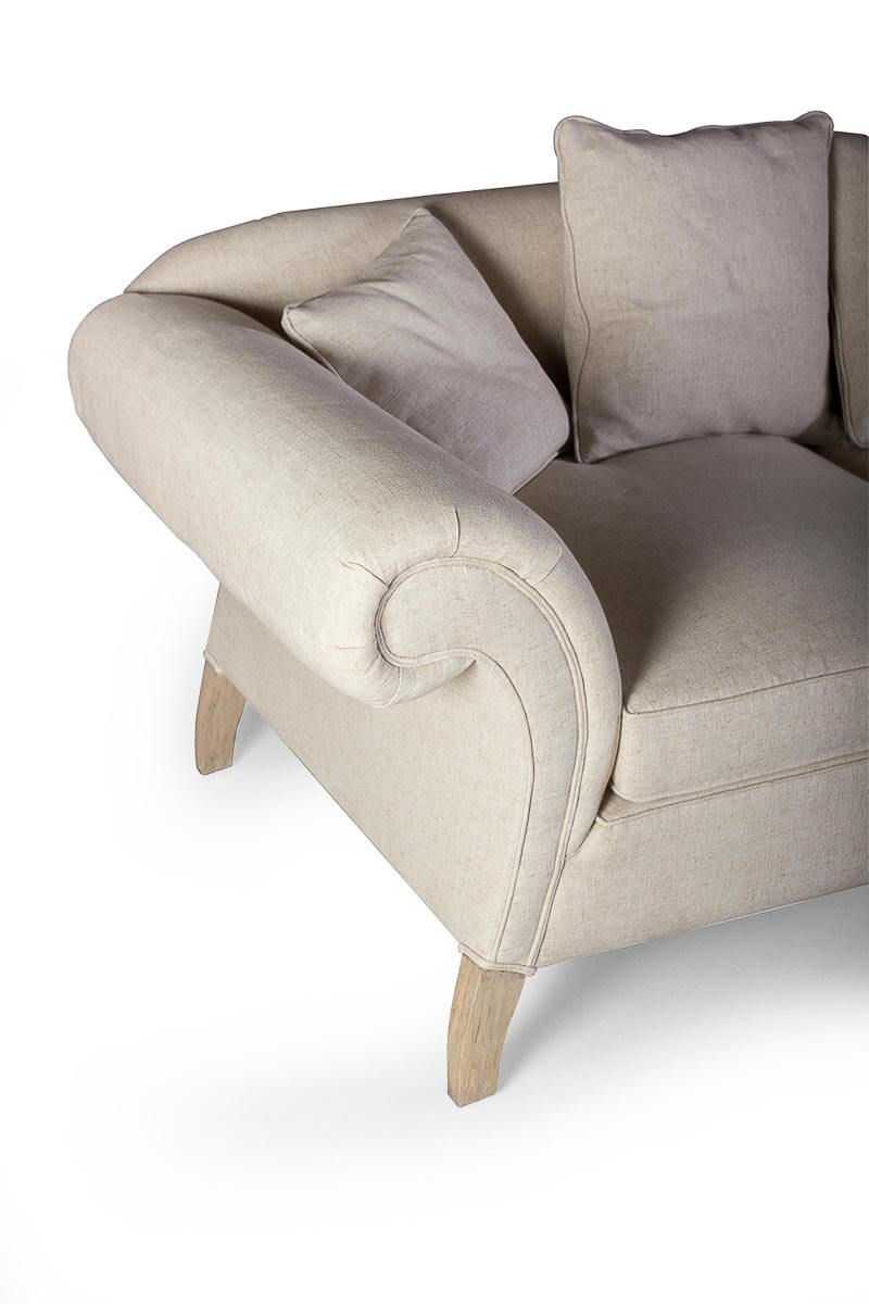 Vista lateral Sofa Clusaz-Artisans