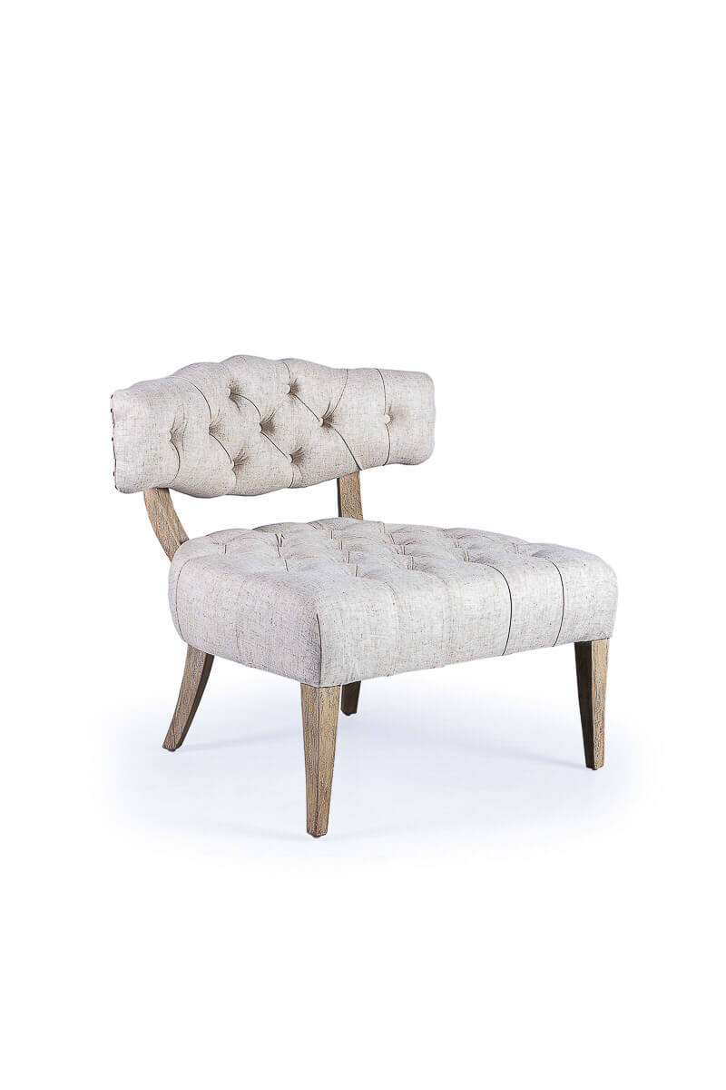 Vista completa Silla Gloria artisans keen replicas tallado a mano madera maciza