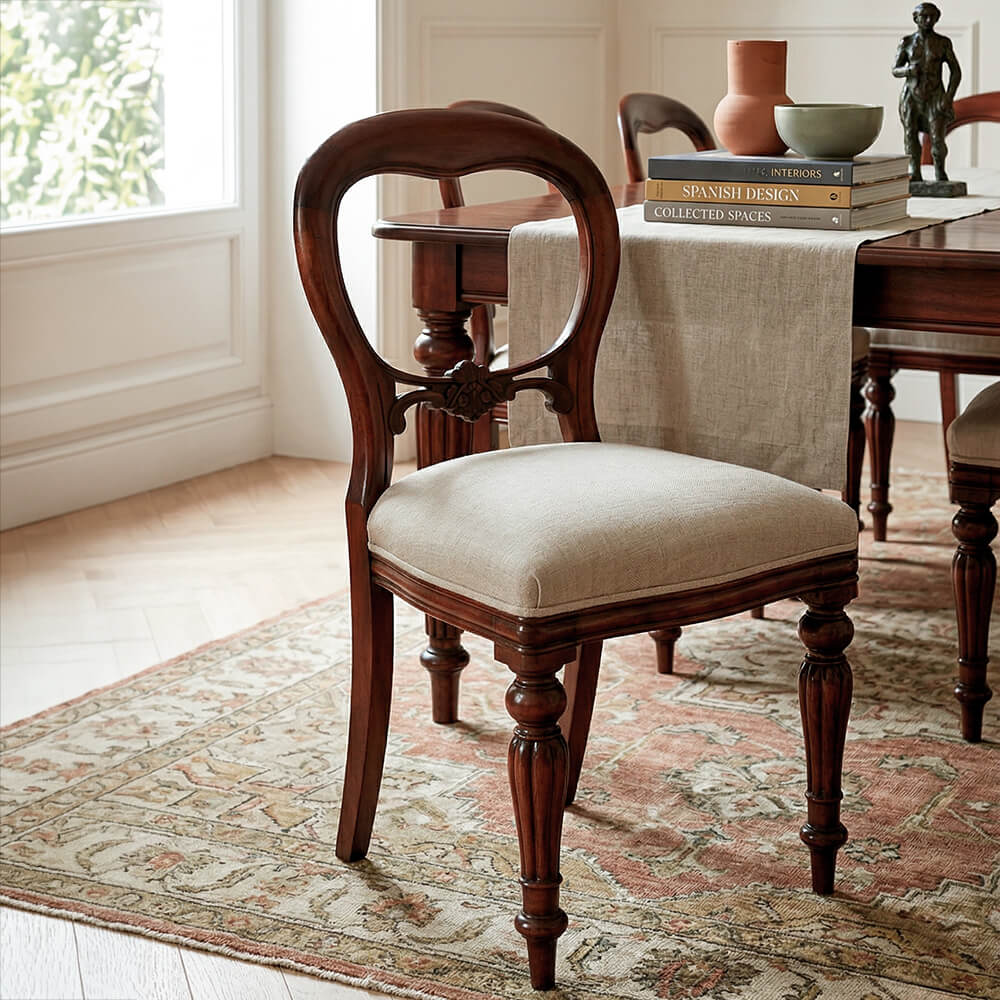 silla holandesa keen caoba