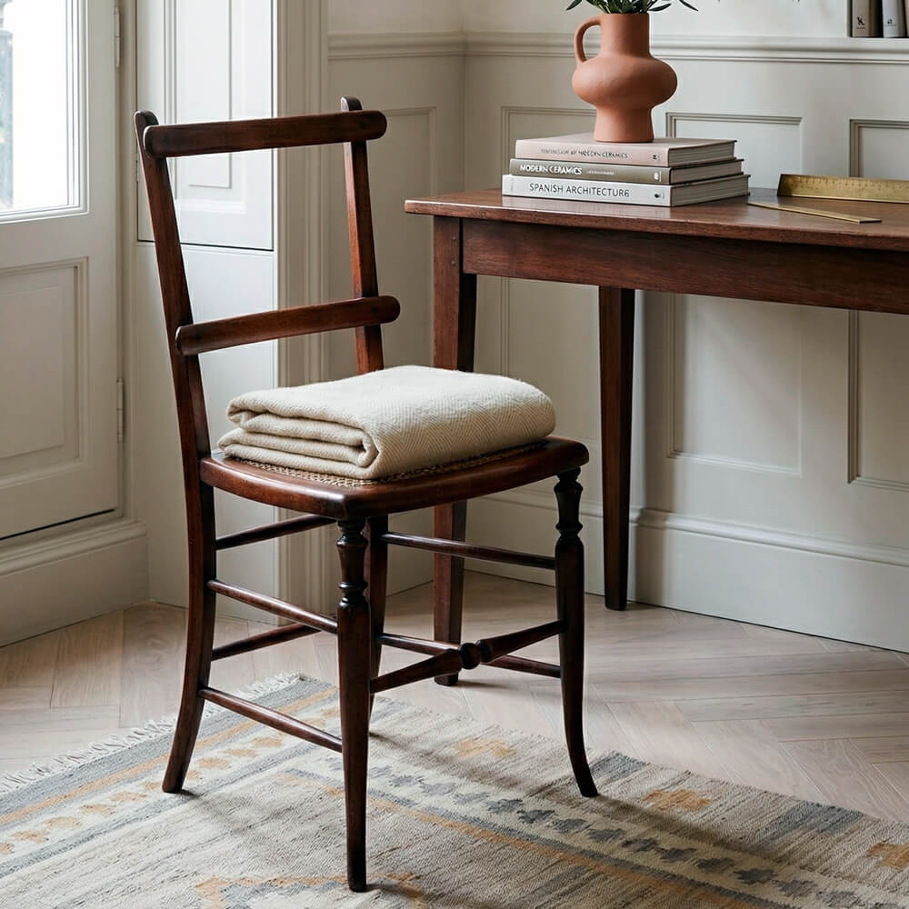 Silla Francesa Rattan keen caoba