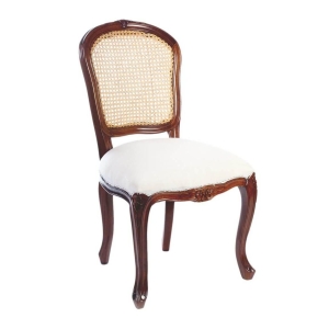 Vista SILLA LOUIS PATA CABRIOLE-clasico-keen replicas