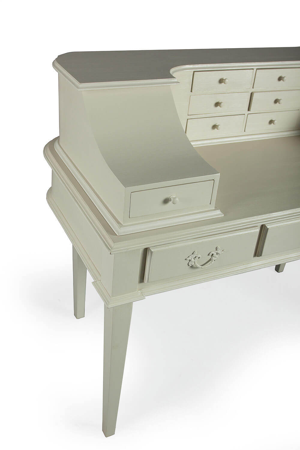 Vista lateral mueble para Escritorio LOUISE BLANCO La Rochelle