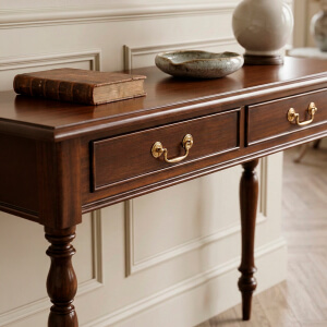 Consola-2-Cajones-Victoria-keen-caoba