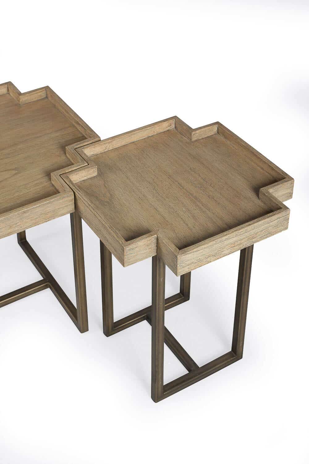 Vista detallada Set 2 Mesas Auxiliares-Artisans
