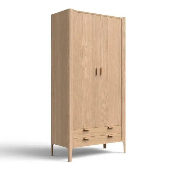 Vista mueble Armario 2 puertas 2 cajones Bodonni