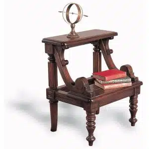 Vista completa mueble ESCALONES DE BIBLIOTECA-2-clasico-keen replicas