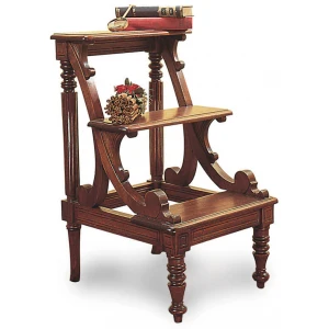 Vista completa mueble Escalones De Biblioteca 3-clasico-keen replicas