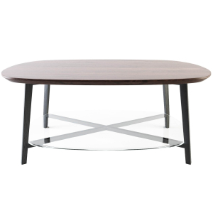 Mesa De Centro Ovale Legno Castelo