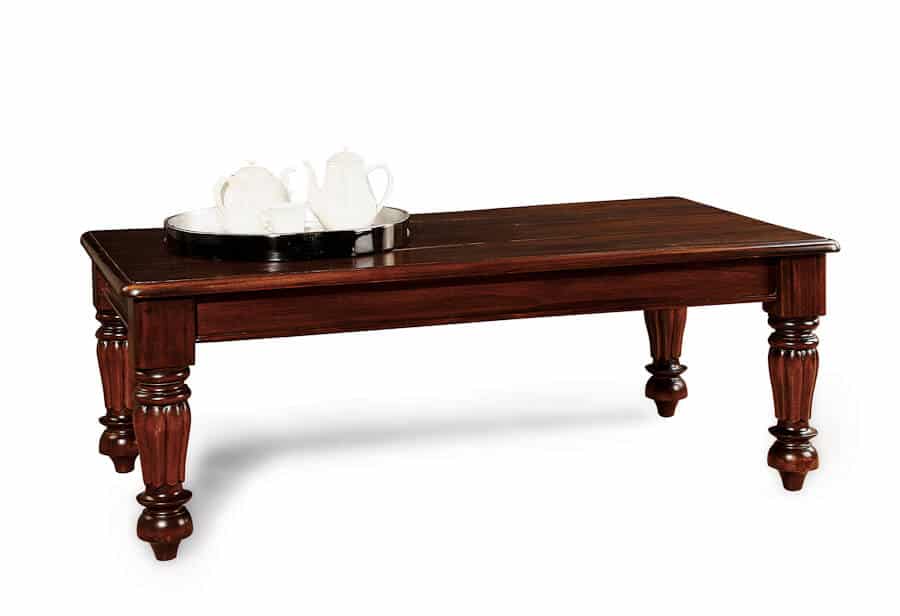 Vista completa mesa de centro VICTORIANA-clasico-keen replicas
