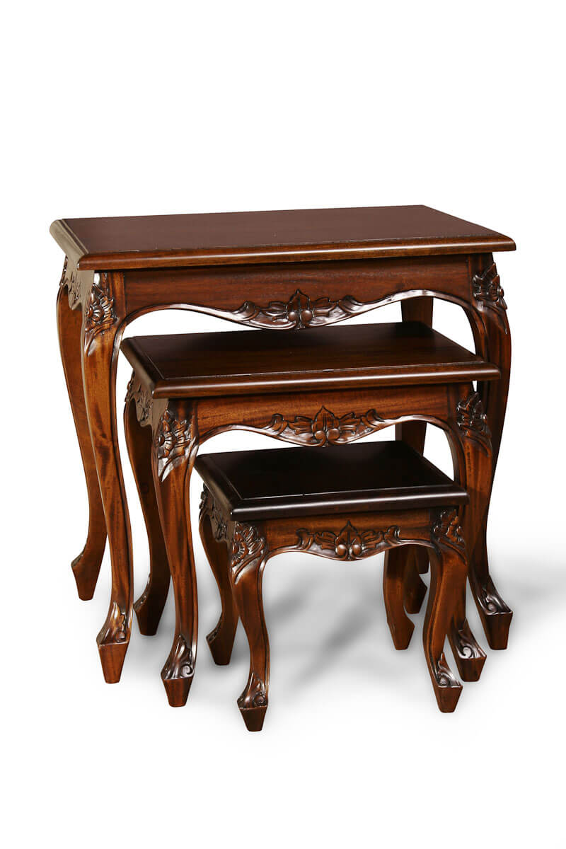 Mesas Nido Pata Cabriole-Clasico-Keen Replicas