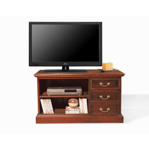 Vista Mueble T.V. 3 Cajones-clasico-keen replicas