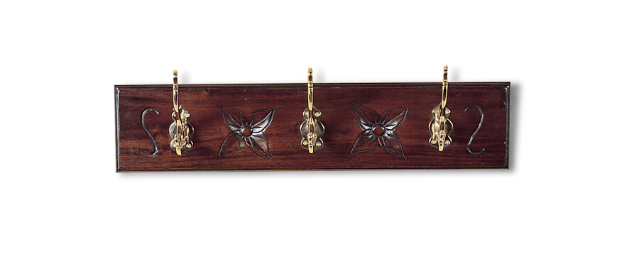 Vista Perchero de pared con la medida de 60 cm-clasico-keen replicas