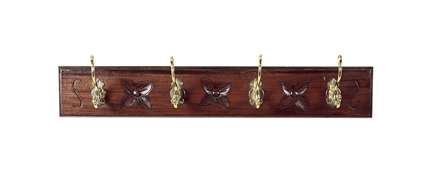 Vista Perchero de pared con la medida de 80 cm-clasico-keen replicas