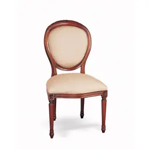 Vista SILLA FRANCESA OVAL-clasico-keen replicas