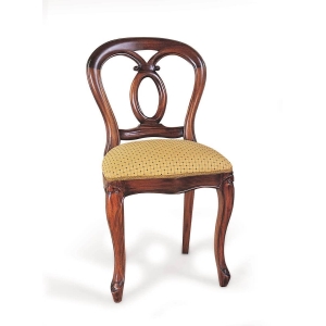 Vista completa de frente Silla Oval-clasico-keen replicas