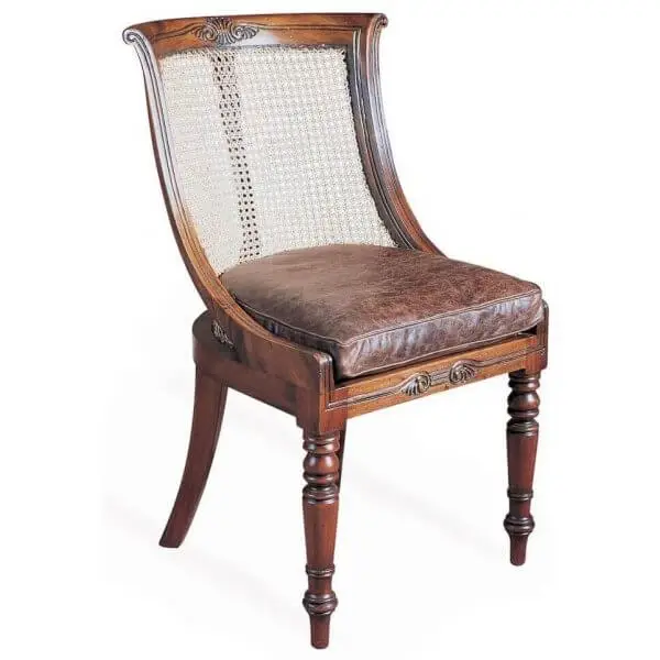 Vista Silla Rattan Arthur-clasico-keen replicas