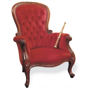 Vista Sillón Abuelo terciopelo-clasico-keen replicas