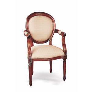 Vista SILLON FRANCES OVAL-clasico-keen replicas