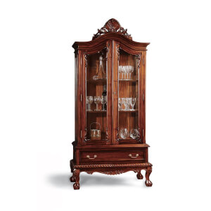 Vista VITRINA CHIPPENDALE 2 puertas-clasico-keen replicas