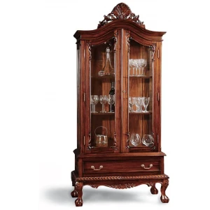 Vista VITRINA CHIPPENDALE 2 puertas-clasico-keen replicas