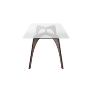 Vista lateral Mesa de Comedor Eleganzza Rectangular Castelo