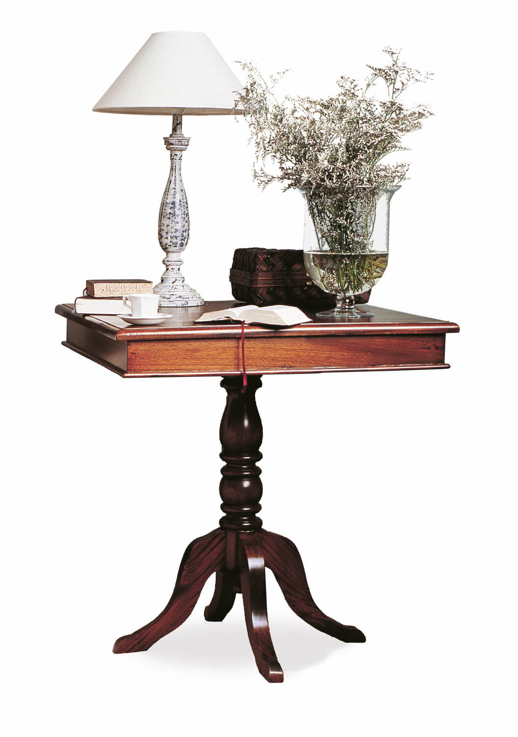 Velador caoba Keen Replicas