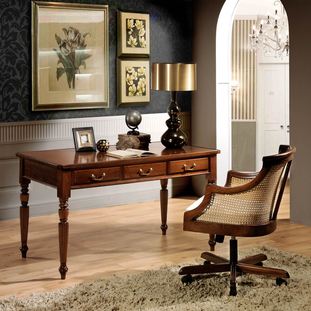 Escritorio-Victoriano-3-Cajones-keen-caoba