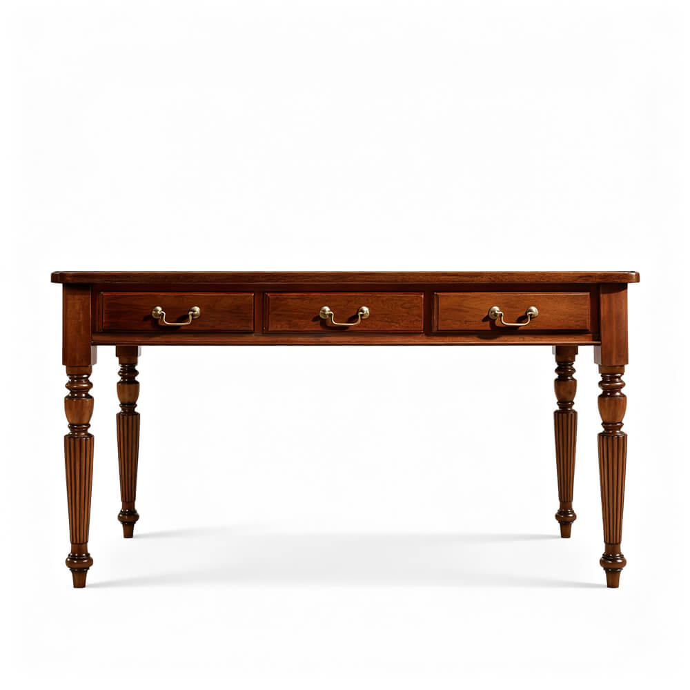 Escritorio-Victoriano-3-Cajones-keen-caoba