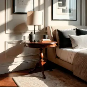 Velador-60 cm-keen-caoba