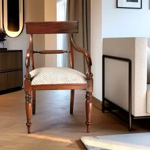 Sillon-Regencia-soga-Keen-caoba