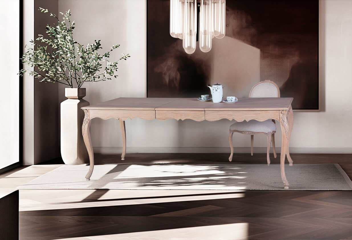 DT09N-Mesa-De-Comedor-Extensible-Courchevel-Artisans-Keen Replicas