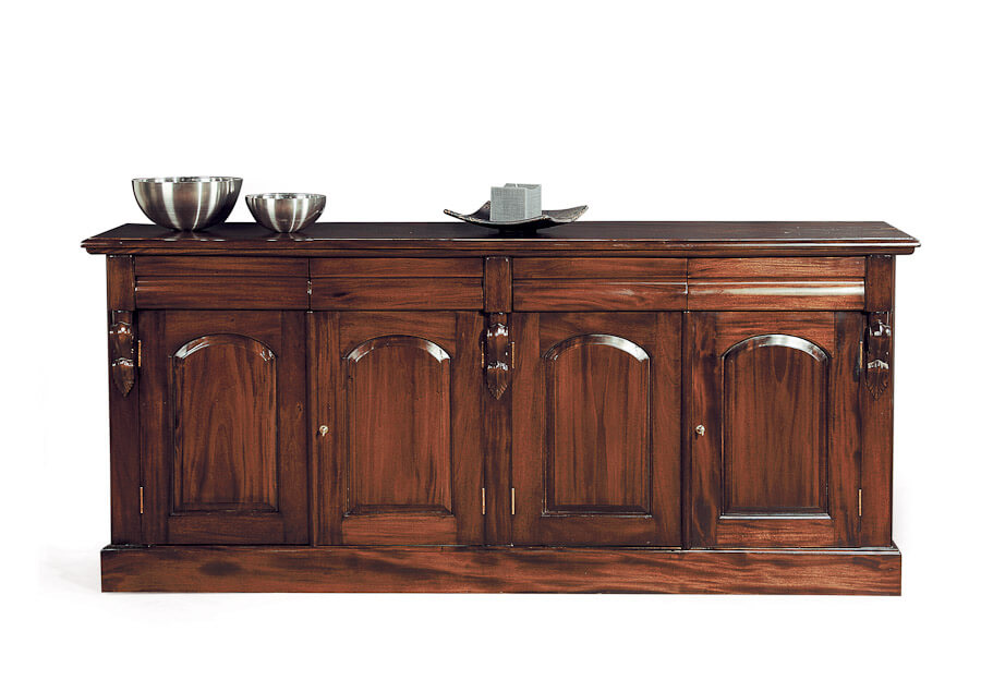 Aparador Victoriano Caoba Keen Replicas