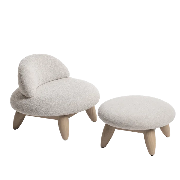 Sillon y stool Menhir