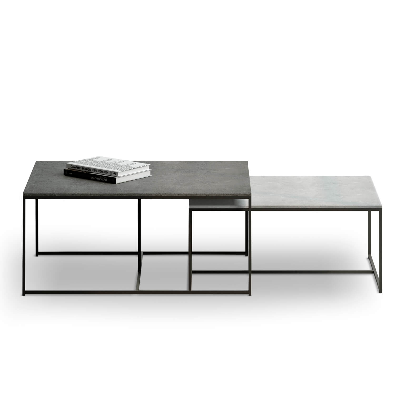 set Mesa de cafe/ centro Mortex Menhir