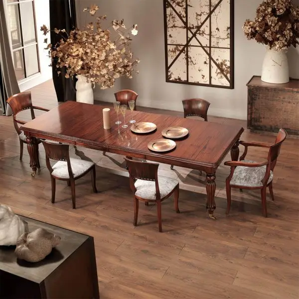 Mesa-victoriana-extensible-Keen-Replicas-caoba