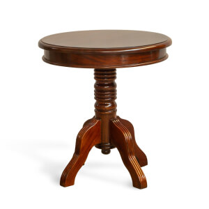 Velador Pie Torneado caoba