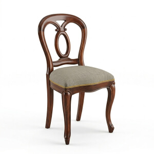 silla oval keen caoba