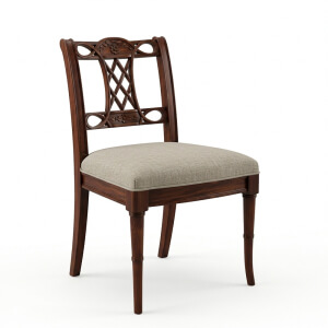 silla satin keen caoba