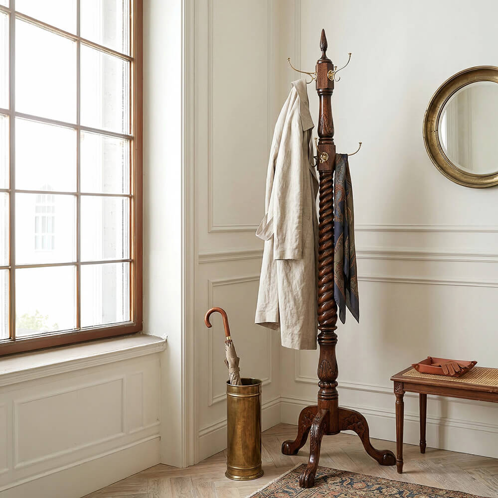 Perchero de Pie keen caoba