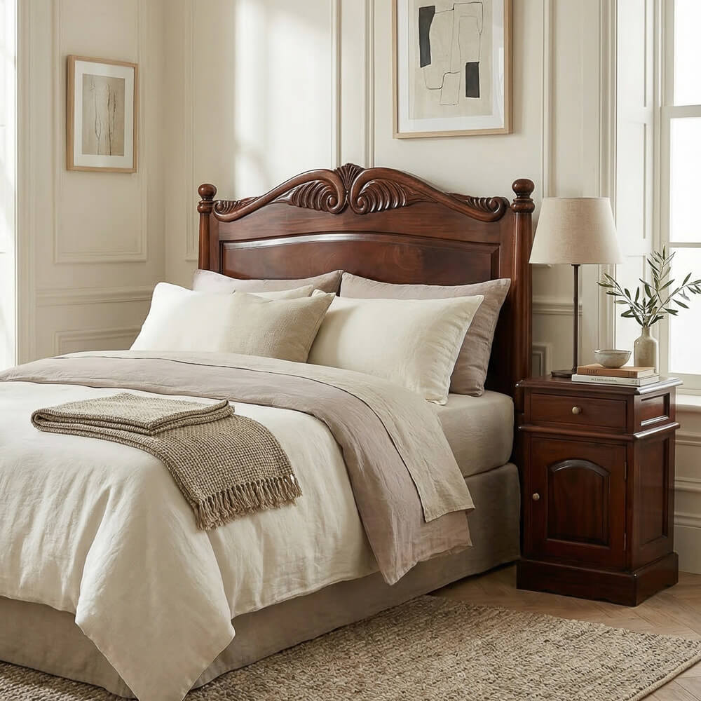 Cabecero Colonial Keen-caoba