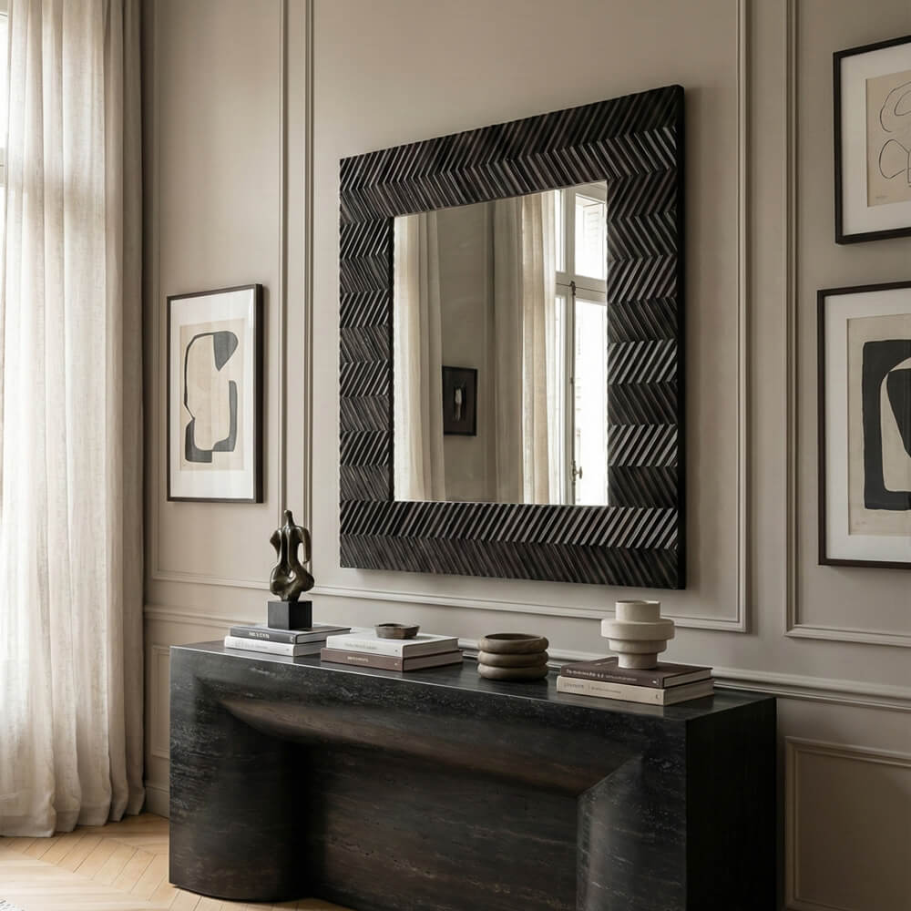 Espejo Zinza Black Wood - Imagen 2