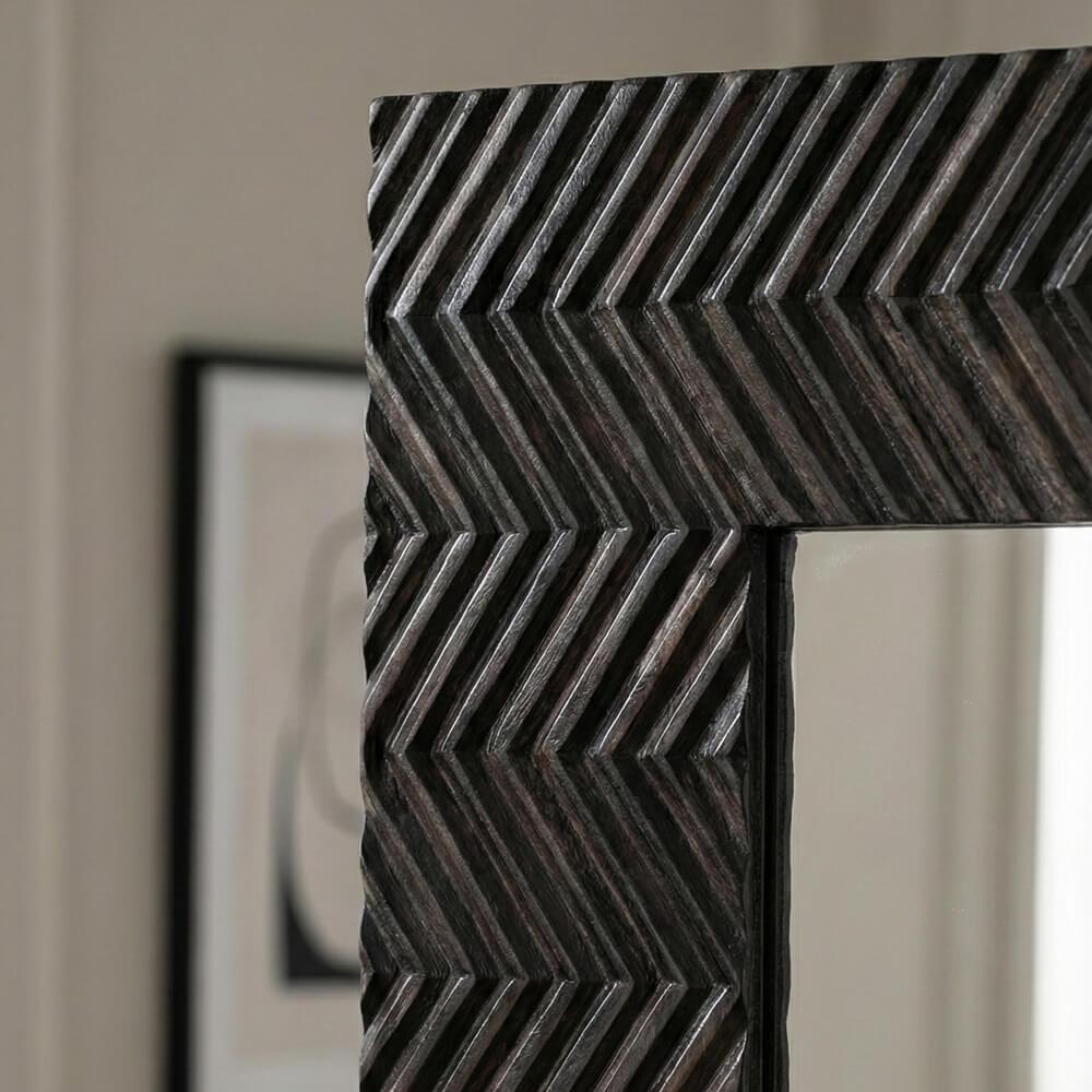 Espejo Zinza Black Wood - Imagen 3