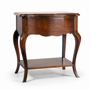 mesa de noche clasica keen caoba