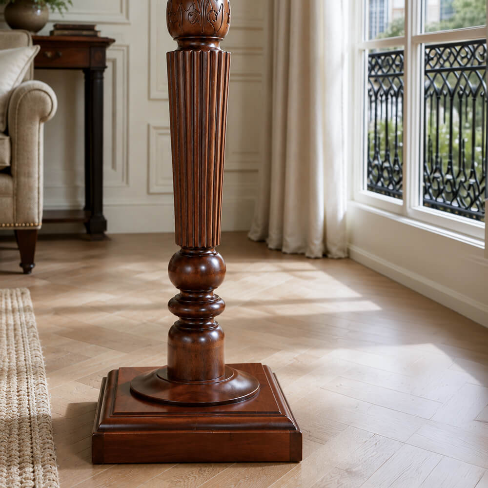 pedestal A keen caoba